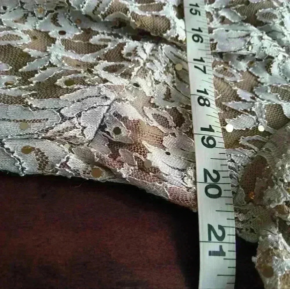 Cardalite Women's Dress Nude/tan sequined 2X - Picture 8 of 15